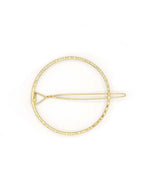 Ellipse Circle Hair Clip