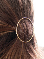 Ellipse Circle Hair Clip
