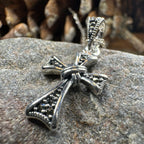 Elowen Marcasite Cross Necklace in Sterling Silver Pendant La Vie Bien Elowen Marcasite Cross Necklace in Sterling Silver