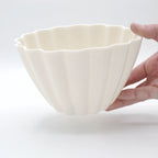 Elysian Fluted Porcelain Candle Holder by Ember Collective