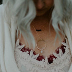 Ember Glow Garnet Necklace Necklaces La Vie Bien Ember Glow Garnet Necklace