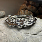 Emblem Pewter Irish Claddagh Brooch Brooch La Vie Bien Emblem Pewter Irish Claddagh Brooch