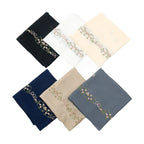 Embroidered Chiffon Hijab Scarf | Chiffon Hijab With Embroidery (MH220) La Vie Bien Embroidered Chiffon Hijab Scarf | Chiffon Hijab With Embroidery (MH220)