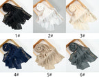 Embroidered Chiffon Hijab Scarf | Chiffon Hijab With Embroidery (MH220) La Vie Bien Embroidered Chiffon Hijab Scarf | Chiffon Hijab With Embroidery (MH220)
