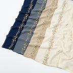 Embroidered Chiffon Hijab Scarf | Chiffon Hijab With Embroidery (MH220)