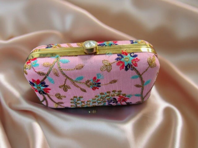 Embroidered Clutch Clutch La Vie Bien Embroidered Clutch