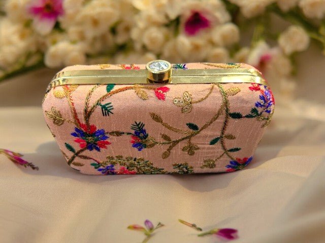 Embroidered Clutch Clutch La Vie Bien Embroidered Clutch
