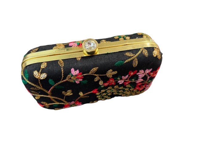 Embroidered Clutch Clutch La Vie Bien Embroidered Clutch