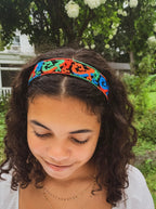 Embroidered Dragon Headband by Ash & Rose