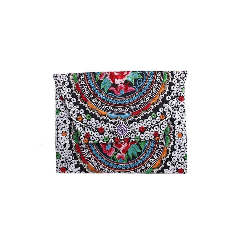 Embroidered Envelope Clutch | iPad Bag - Thailand Bags La Vie Bien Embroidered Envelope Clutch | iPad Bag - Thailand