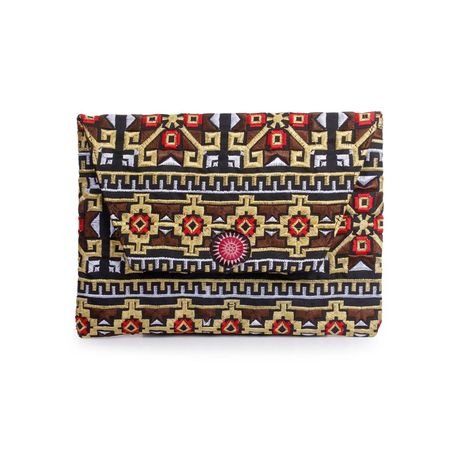 Embroidered Envelope Clutch | iPad Bag - Thailand Bags La Vie Bien Embroidered Envelope Clutch | iPad Bag - Thailand
