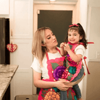 Embroidered Floral Apron Set by Anelia Co.