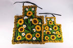 Embroidered Floral Apron Set by Anelia Co.