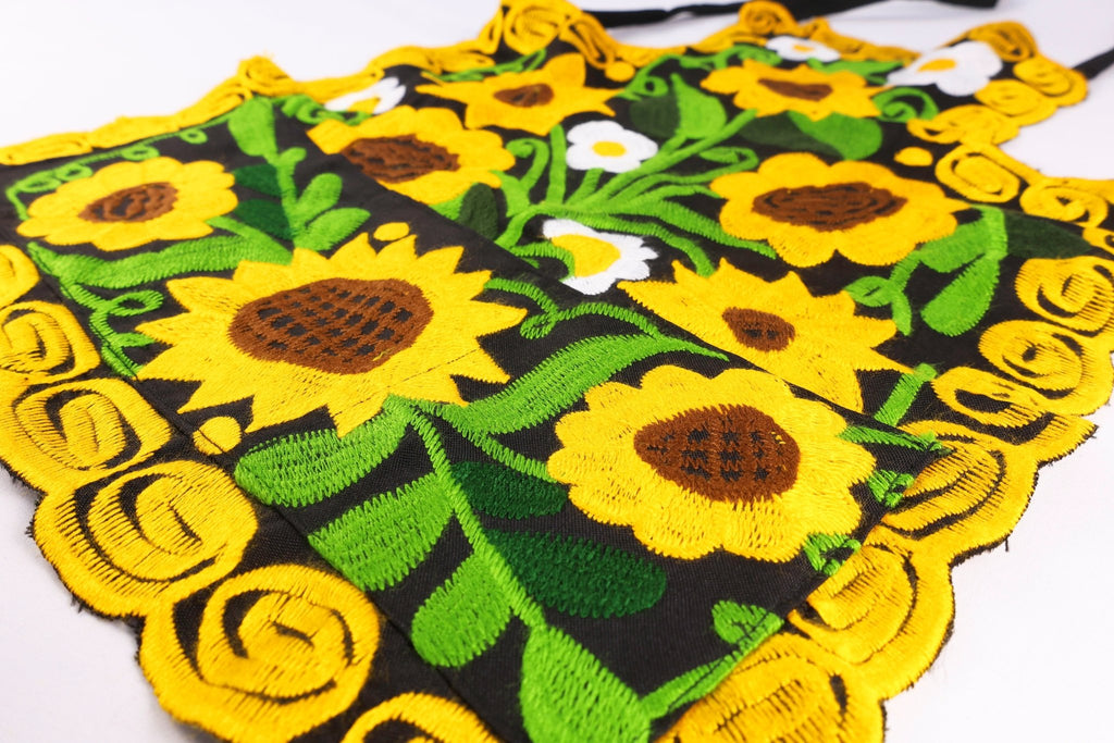 Embroidered Floral Apron Set by Anelia Co.