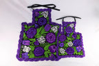 Embroidered Floral Apron Set by Anelia Co.