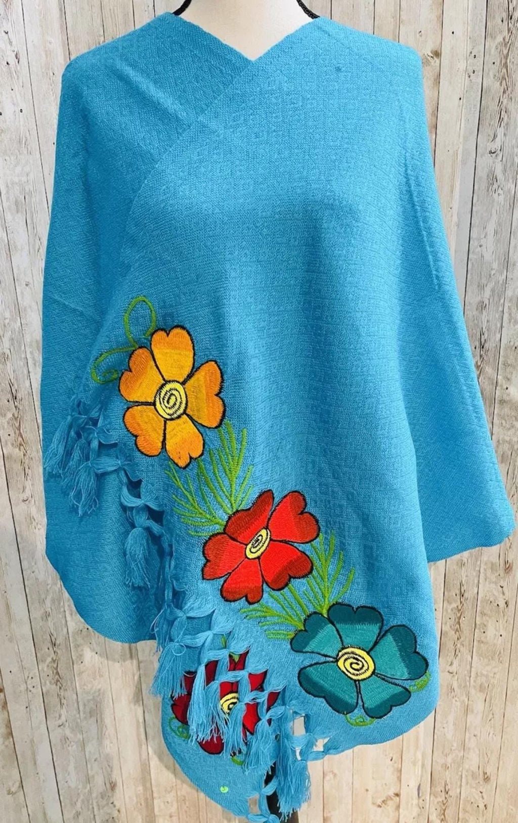 Embroidered Handmade Mexican Shawls Rebosos Bordados La Vie Bien Embroidered Handmade Mexican Shawls Rebosos Bordados