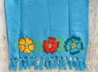 Embroidered Handmade Mexican Shawls Rebosos Bordados La Vie Bien Embroidered Handmade Mexican Shawls Rebosos Bordados