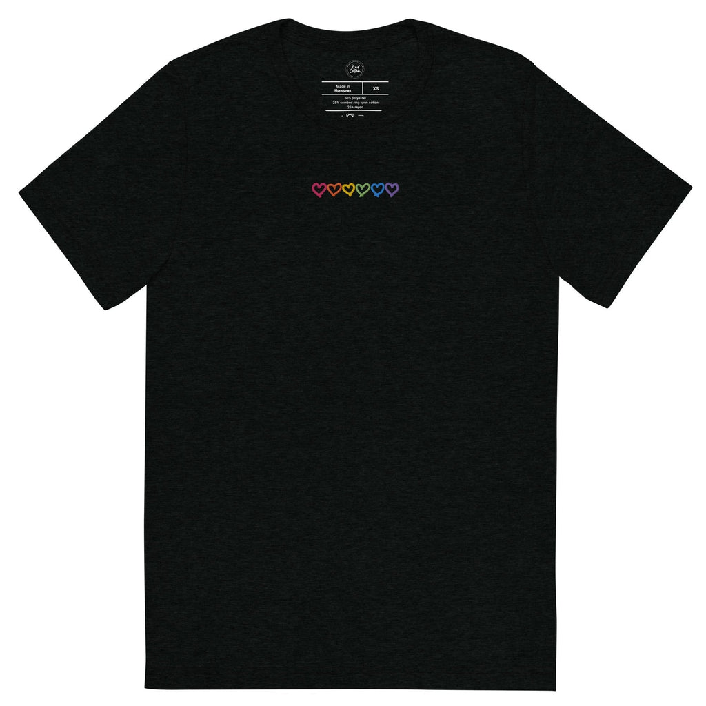Embroidered Hearts Classic Tee by Kind Cotton
