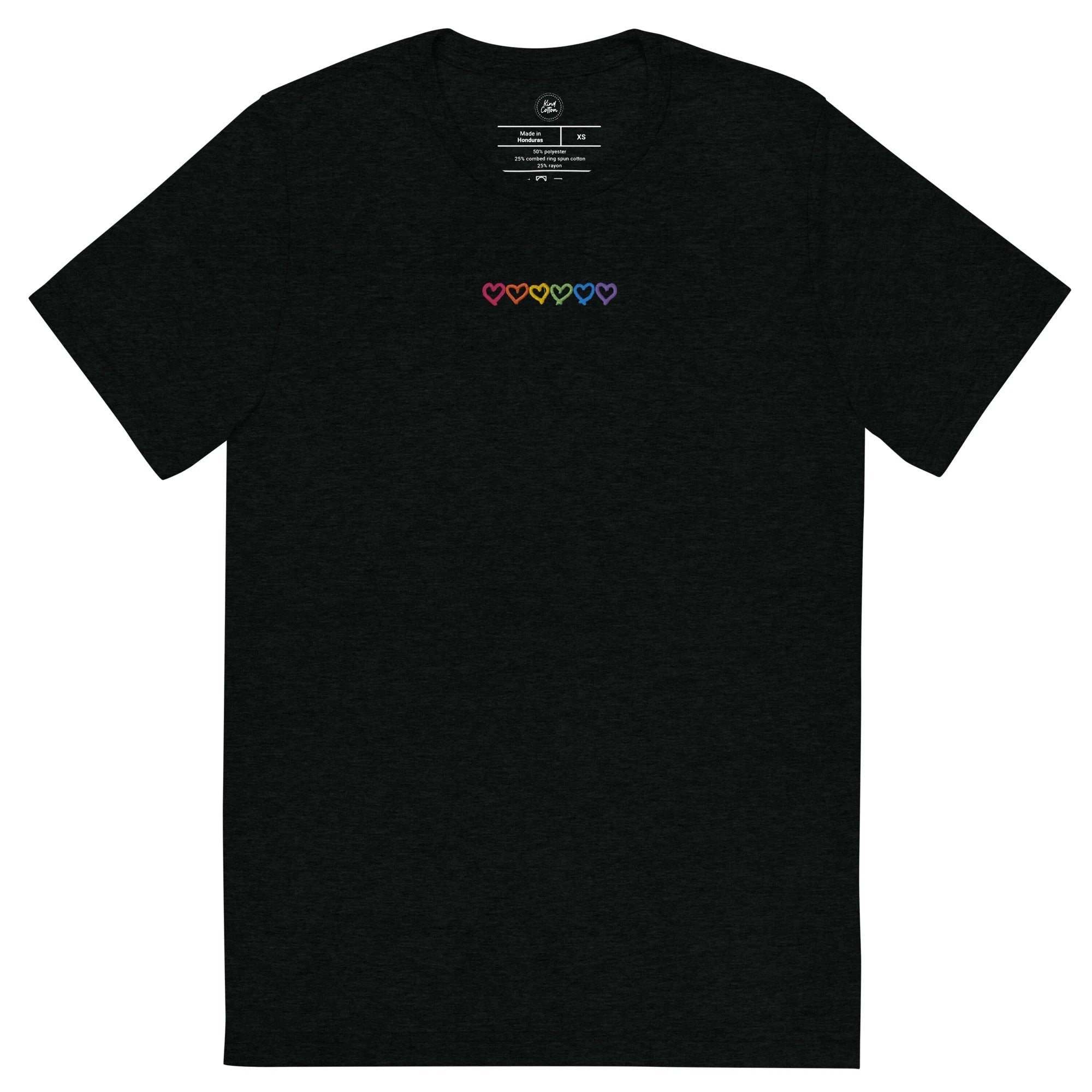 Embroidered Hearts Classic Tee by Kind Cotton