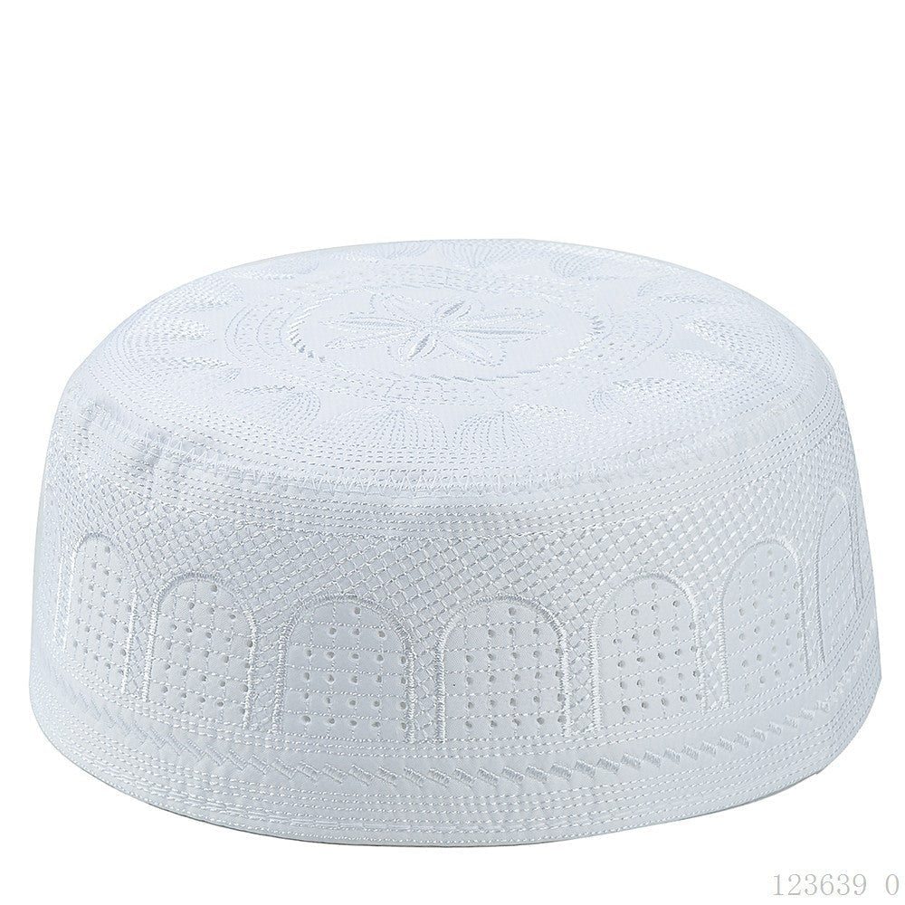 Embroidered Kufi Prayer Cap(MR088) La Vie Bien Embroidered Kufi Prayer Cap(MR088)
