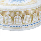 Embroidered Kufi Prayer Cap(MR088) La Vie Bien Embroidered Kufi Prayer Cap(MR088)