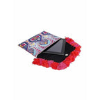 Embroidered Multi Tassel Envelope Clutch Bag - Thailand Bags La Vie Bien Embroidered Multi Tassel Envelope Clutch Bag - Thailand
