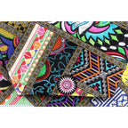 Embroidered Patchwork Clutch with Pom Pom Tassel - Thailand Bags La Vie Bien Embroidered Patchwork Clutch with Pom Pom Tassel - Thailand