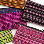 Embroidered Vintage Hmong Coin Purse - Thailand Bags La Vie Bien Embroidered Vintage Hmong Coin Purse - Thailand