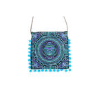 Embroidery Sling Crossbody Bag With Pompoms - Thailand Bags La Vie Bien Embroidery Sling Crossbody Bag With Pompoms - Thailand