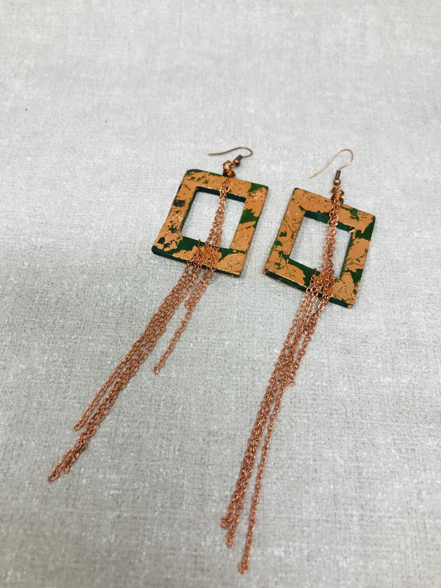 Emerald Whispers Earrings Earrings La Vie Bien Emerald Whispers Earrings