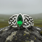 Emily Celtic Knot Ring in Sterling Silver Ring La Vie Bien Emily Celtic Knot Ring in Sterling Silver