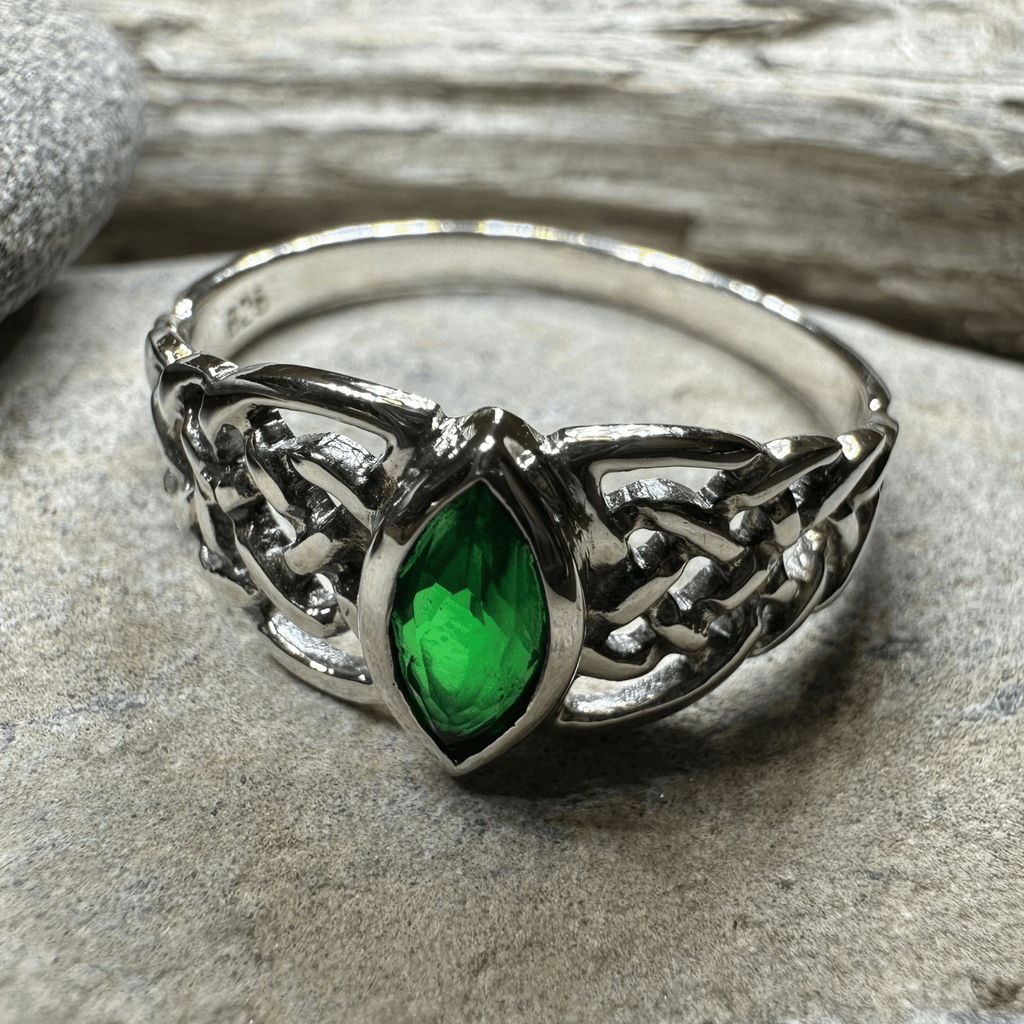 Emily Celtic Knot Ring in Sterling Silver Ring La Vie Bien Emily Celtic Knot Ring in Sterling Silver