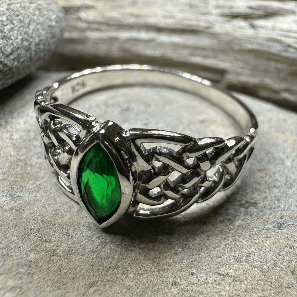 Emily Celtic Knot Ring in Sterling Silver Ring La Vie Bien Emily Celtic Knot Ring in Sterling Silver