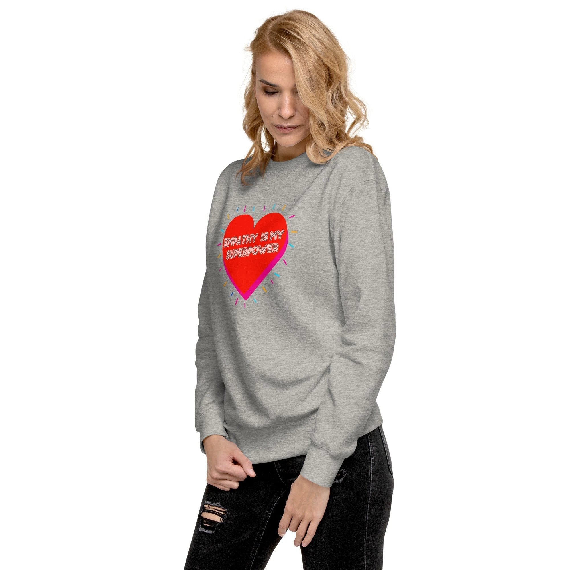 Empathy is my Superpower Crewneck Sweatshirt by Kind Cotton