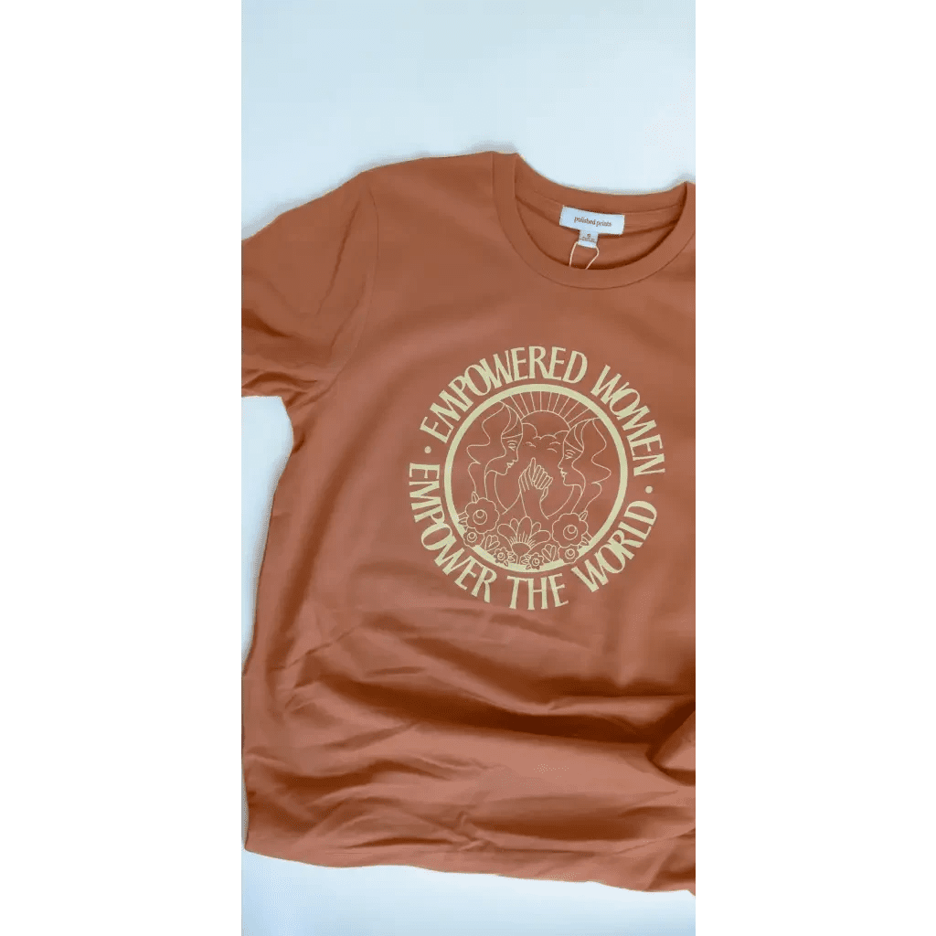 Empowered Women Empower the World Graphic T-Shirt for Adults
