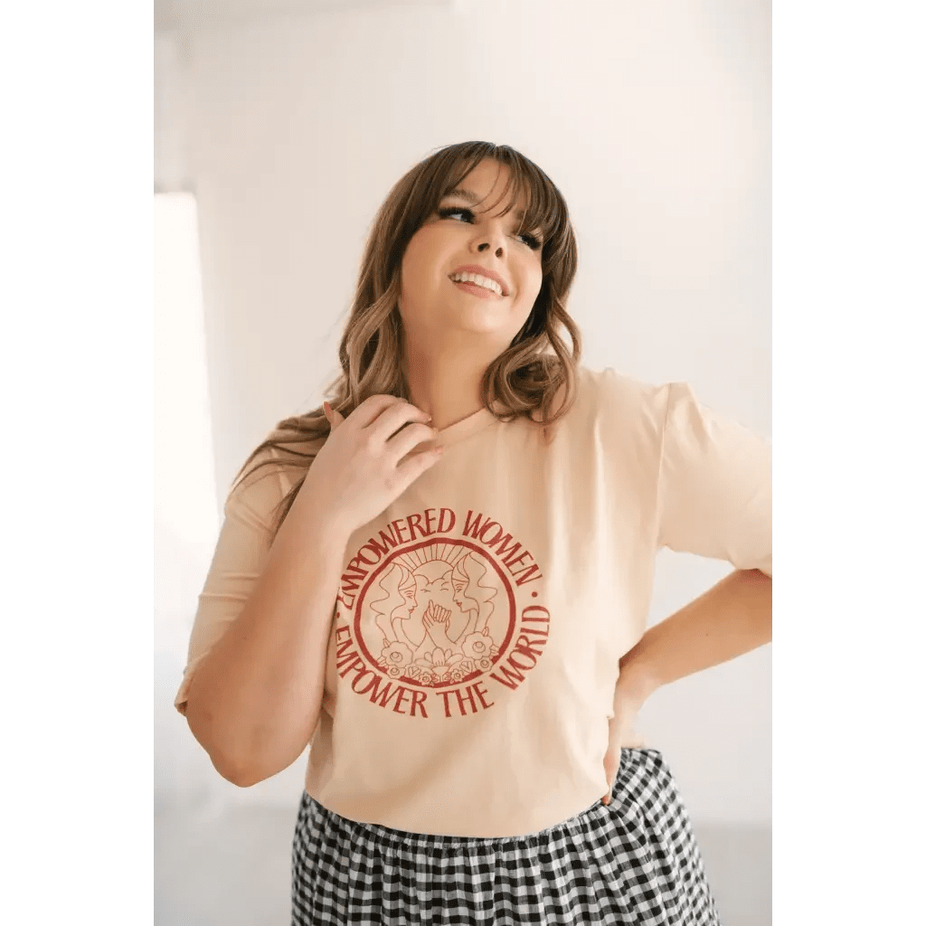 Empowered Women Graphic Inspiring Graphic T-shirt by Polished Prints