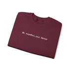 En español por favor embroidered Minimal Spanish Text Pullover by Printify