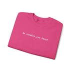 En español por favor embroidered Minimal Spanish Text Pullover by Printify