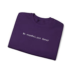 En español por favor embroidered Minimal Spanish Text Pullover by Printify