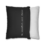 En español, por favor faux suede throw pillow cover by Printify