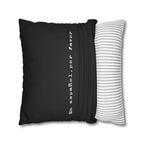 En español, por favor faux suede throw pillow cover by Printify