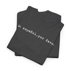 “En español, por favor.” Tee — Minimal Spanish Phrase T‑Shirt for Language Lovers by Printify