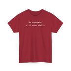 En français s'il vous plaît t-shirt, top for French teacher or French student, Francophone T-Shirt La Vie Bien En français s'il vous plaît t-shirt, top for French teacher or French student, Francophone