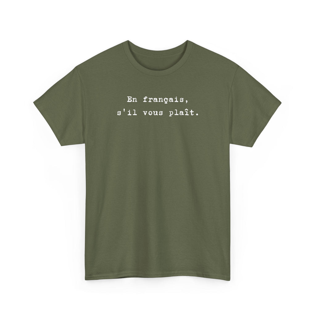 En français s'il vous plaît t-shirt, top for French teacher or French student, Francophone T-Shirt La Vie Bien En français s'il vous plaît t-shirt, top for French teacher or French student, Francophone