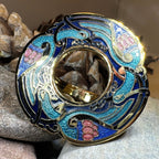 Enamel Celtic Birds Scarf Ring Scarf Ring La Vie Bien Enamel Celtic Birds Scarf Ring