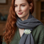 Enamel Celtic Green Dragons Scarf Ring Scarf Ring La Vie Bien Enamel Celtic Green Dragons Scarf Ring