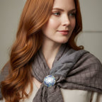 Enamel Celtic Spiral Scarf Ring Scarf Ring La Vie Bien Enamel Celtic Spiral Scarf Ring