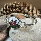 Enamel Celtic Welsh Dragon Bracelet for Women Bracelet La Vie Bien Enamel Celtic Welsh Dragon Bracelet for Women