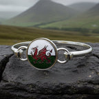 Enamel Celtic Welsh Dragon Bracelet for Women Bracelet La Vie Bien Enamel Celtic Welsh Dragon Bracelet for Women