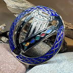 Enamel Irish Celtic Harp Scarf Ring Scarf Ring La Vie Bien Enamel Irish Celtic Harp Scarf Ring